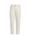 Zegna Roccia Mid-rise Slim Jeans In White