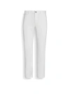 Zegna White Stretch Linen And Cotton Roccia Jeans