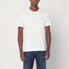 Zegna Logo Crew Neck T-shirt Short Sleeves In White