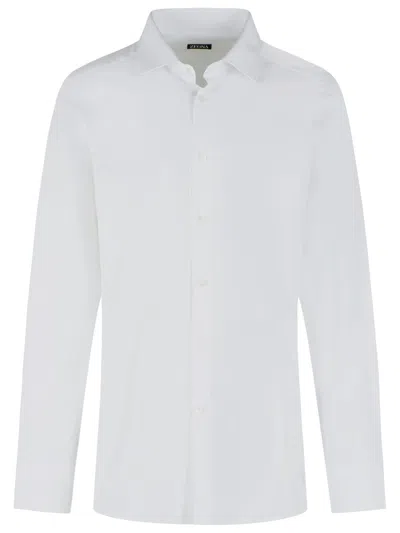 Zegna White Trophy Cotton Shirt
