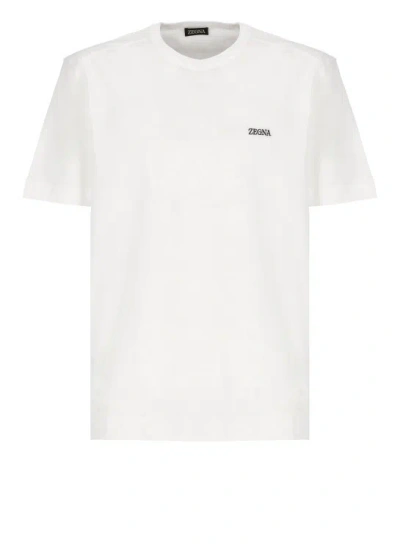 Zegna White  Cotton Tshirt