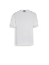 Zegna White  Silk T-shirt
