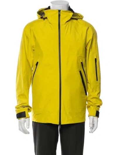 Pre-owned Zegna Windbreaker In Yellow