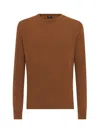 Zegna High Performance Man Sweater Camel Size 44 Wool