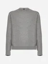 Zegna Sweater In Mid Grey