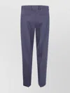Zegna Cotton And Wool Pants Clothing In Purple