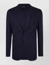 Zegna Men's Wool And Linen Jacket In Black