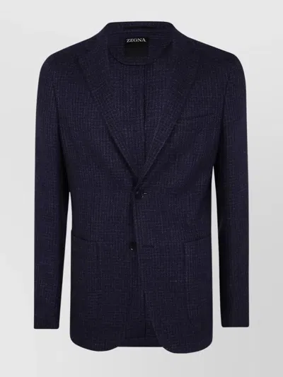 ZEGNA WOOL AND LINEN JACKET