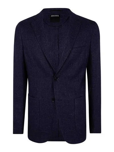 ZEGNA WOOL AND LINEN JACKET