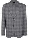 Zegna Wool And Linen Jacket In Gray