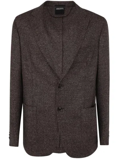 Zegna Wool And Silk Blend Jacket