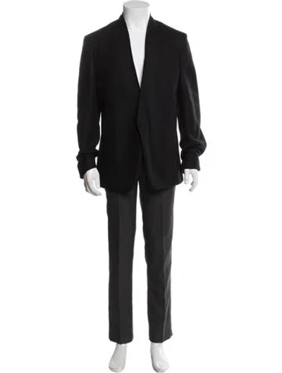 Pre-owned Zegna Wool Blazer In Black
