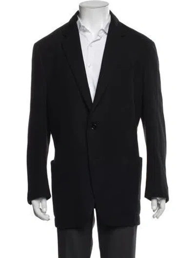 Pre-owned Zegna Wool Blazer In Black