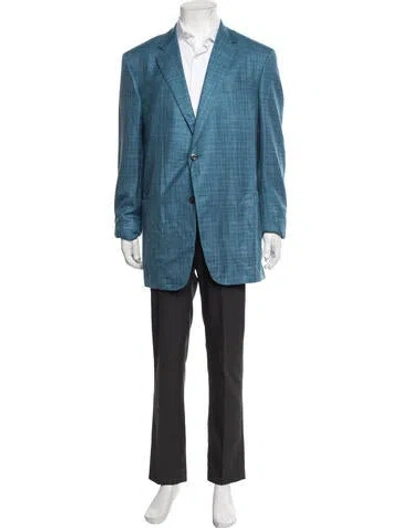 Pre-owned Zegna Wool Blazer W/ Tags In Blue