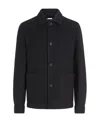 Zegna Jerseywear Wool And Cashmere Alpe Chore Jacket In Black