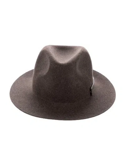 Pre-owned Zegna Wool Hat In Brown