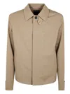 Zegna Wool Mohair And Silk Blouson In Neutrals
