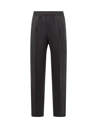 Zegna Wool Jogger Pants In Nero