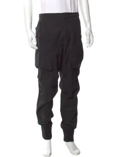 Pre-owned Zegna Wool Joggers In Black