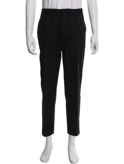 Pre-owned Zegna Wool Joggers In Black