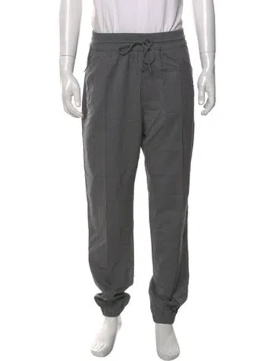 Pre-owned Zegna Wool Joggers In Gray