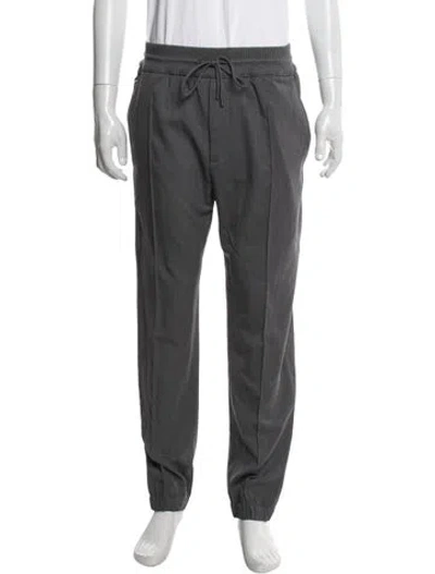 Pre-owned Zegna Wool Joggers In Gray