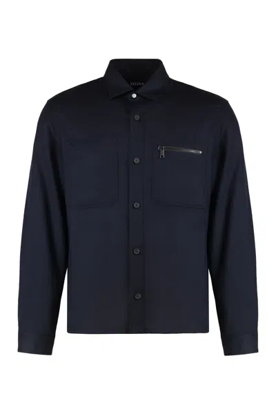 ZEGNA WOOL OVERSHIRT