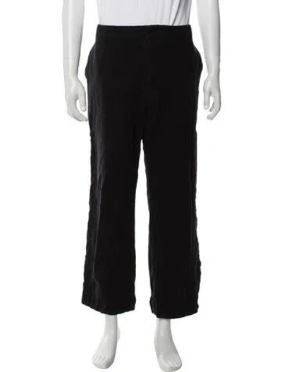 Pre-owned Zegna Wool Pants In Black