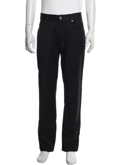 Pre-owned Zegna Wool Pants In Blue