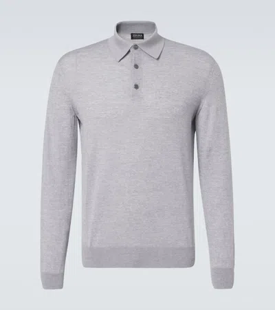 ZEGNA WOOL POLO SHIRT