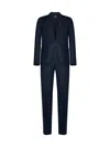 Zegna Wool Single-breasted Blazer In Blue