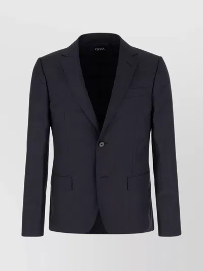 Zegna Wool Suit Back Vent