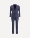 Zegna Two-button Wool Suit In Blue
