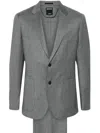 Zegna Wool Suit In Brown