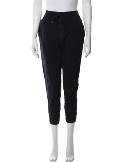 Pre-owned Zegna Wool Sweatpants In Black/blue