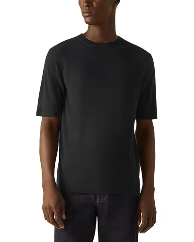 Zegna Wool T-shirt In Black