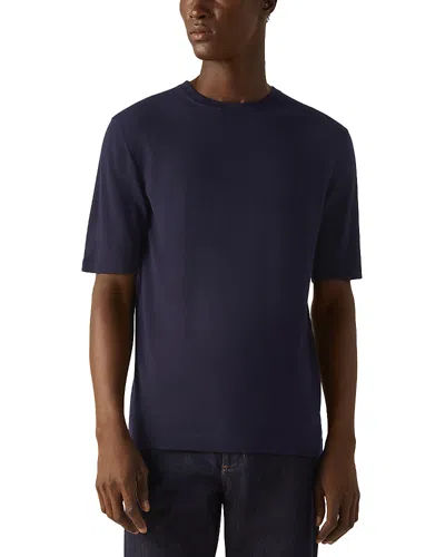 Zegna Wool T-shirt In Blue