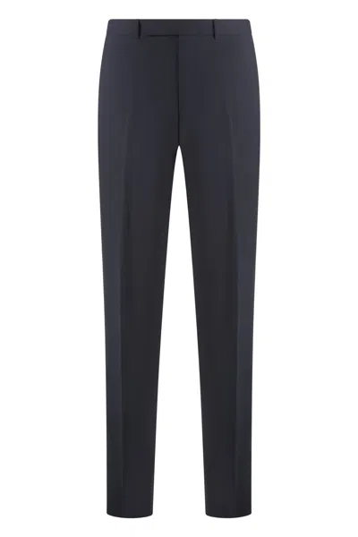 ZEGNA ZEGNA WOOL TAILORED TROUSERS
