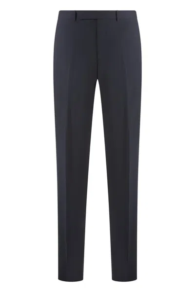 ZEGNA ZEGNA WOOL TAILORED TROUSERS