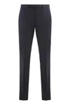 Zegna Men's Wool Tailored Trousers