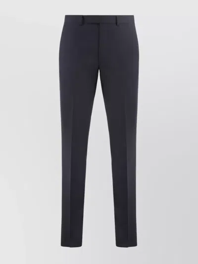Zegna Wool Trousers Belt Loops