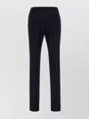 Zegna Wool Trousers With Belt Loops And Pleats
