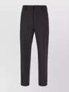 Zegna Wool Trousers With Belt Loops And Pockets