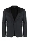 Zegna Wool Two-pieces Suit In Black