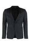 Zegna Wool Two-pieces Suit In Black