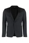 Zegna Wool Two-pieces Suit In Black