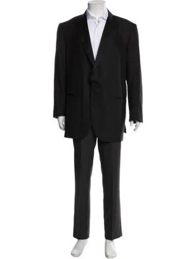 Pre-owned Zegna Wool Two-piece Blazer In Blue