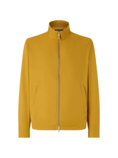 Zegna Yellow Microfiber Motorin 100cc Blouson