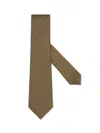 Zegna Yellow Silk Tie