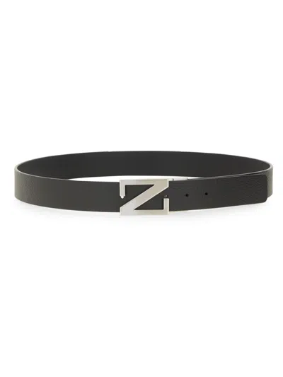 Zegna Z Buckle Reversible Belt